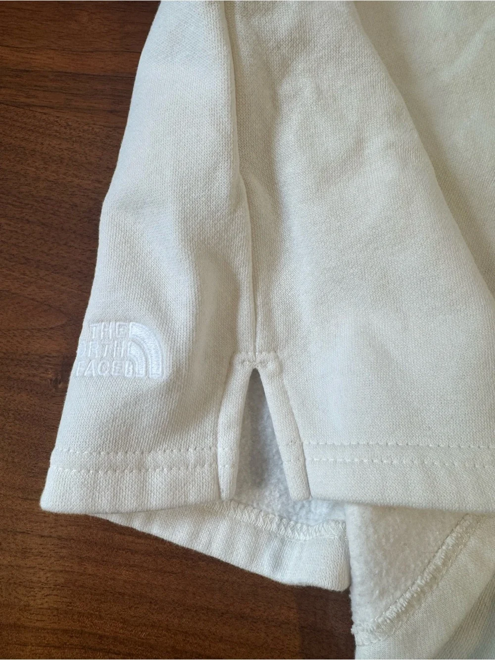 The North Face Women's Off-White Pull-On Cotton Fleece Shorts